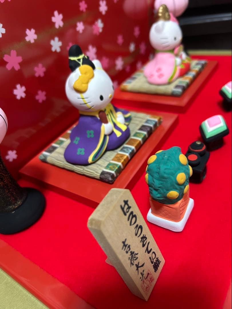 ハローキティ吉徳 雛 親王飾り 雛祭り 雛人形