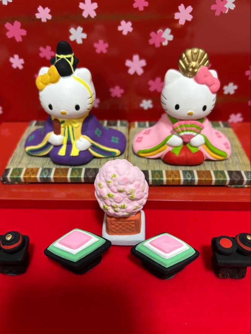 ハローキティ吉徳 雛 親王飾り 雛祭り 雛人形