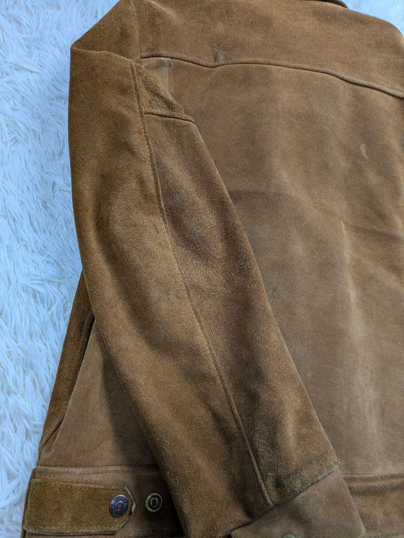 USA製 Schott　トラッカージャケット　3rd　スエード