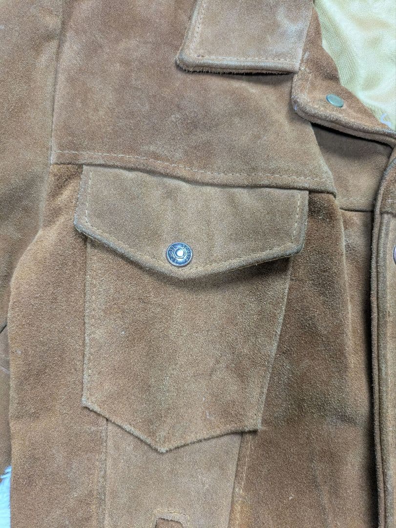 USA製 Schott　トラッカージャケット　3rd　スエード