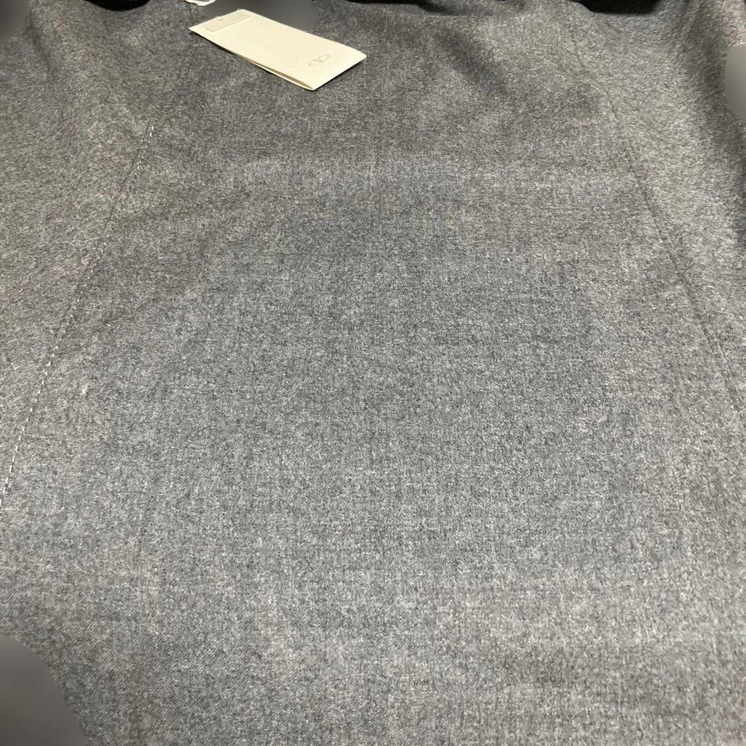 VALENTINO ヴァレンティノ　グレー ひざ丈スカート12 タグ付き未使用品