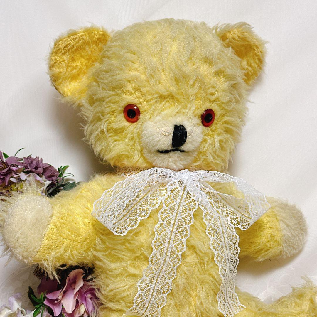 ❤️レア❤️愛らしいイエローペディグリーベア