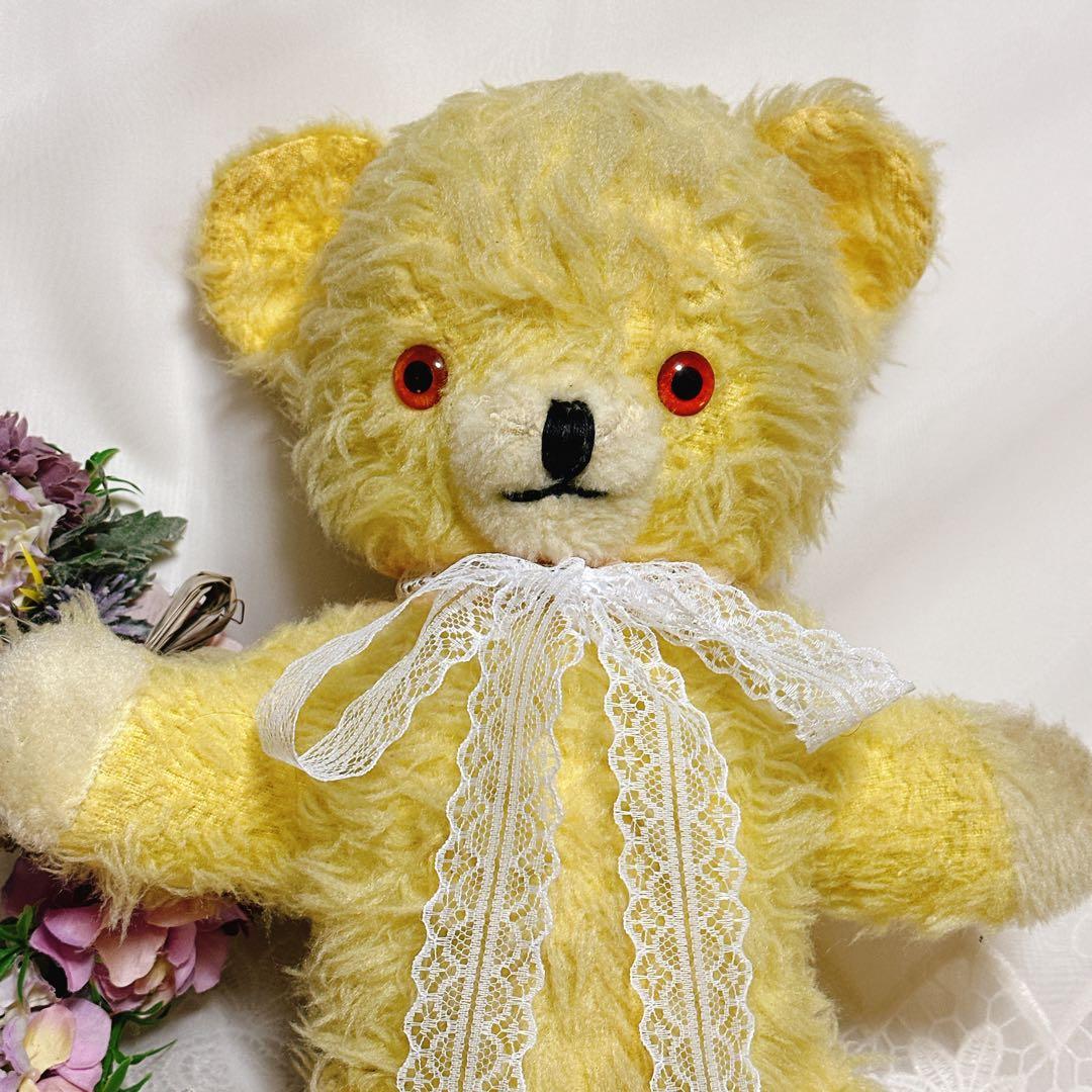 ❤️レア❤️愛らしいイエローペディグリーベア