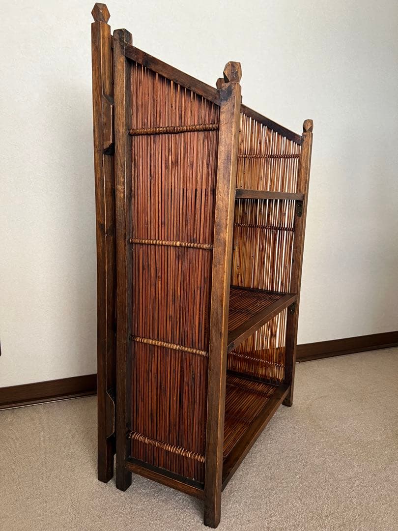 アジアンスタイル 竹製シェルフ 3段 ② バリ インドネシア