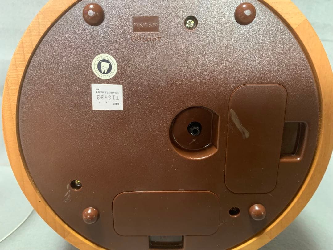 【訳あり品】リズム時計　トトロどんぐりドーム置き時計【ジャンク品】