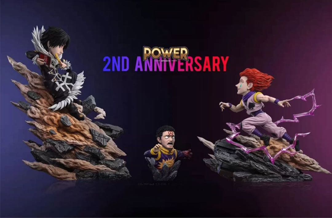 hunter×hunterヒソカ クロロ ガレキ ガレージキット スタチュー