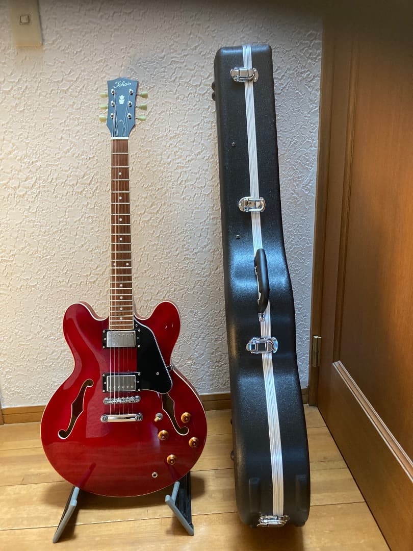 Tokai エレキギター レッド ハードケース付き