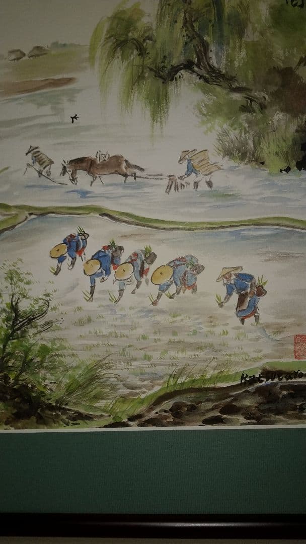 日本画水彩画⑬