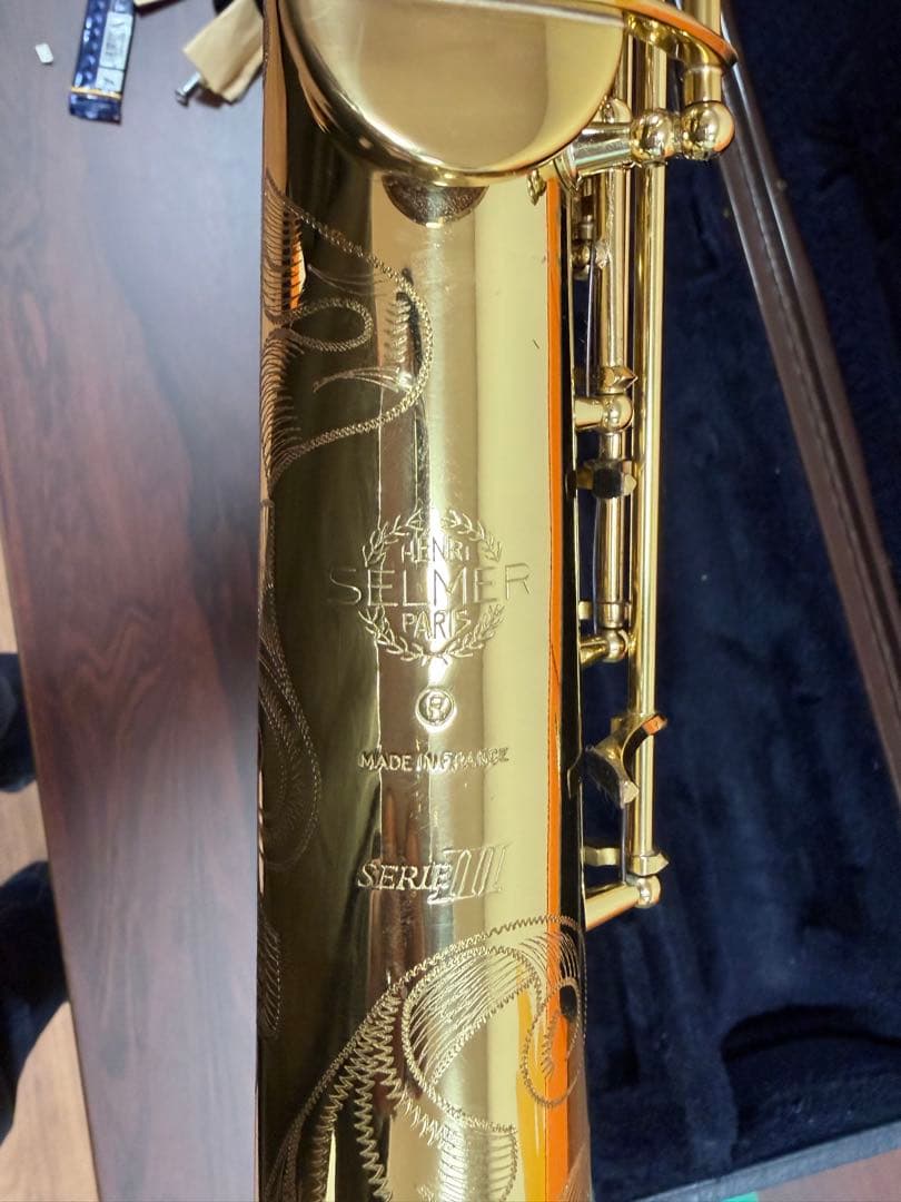 セルマー　ソプラノサックスシリーズ3 （GL）中古スターリングシルバーネック付き