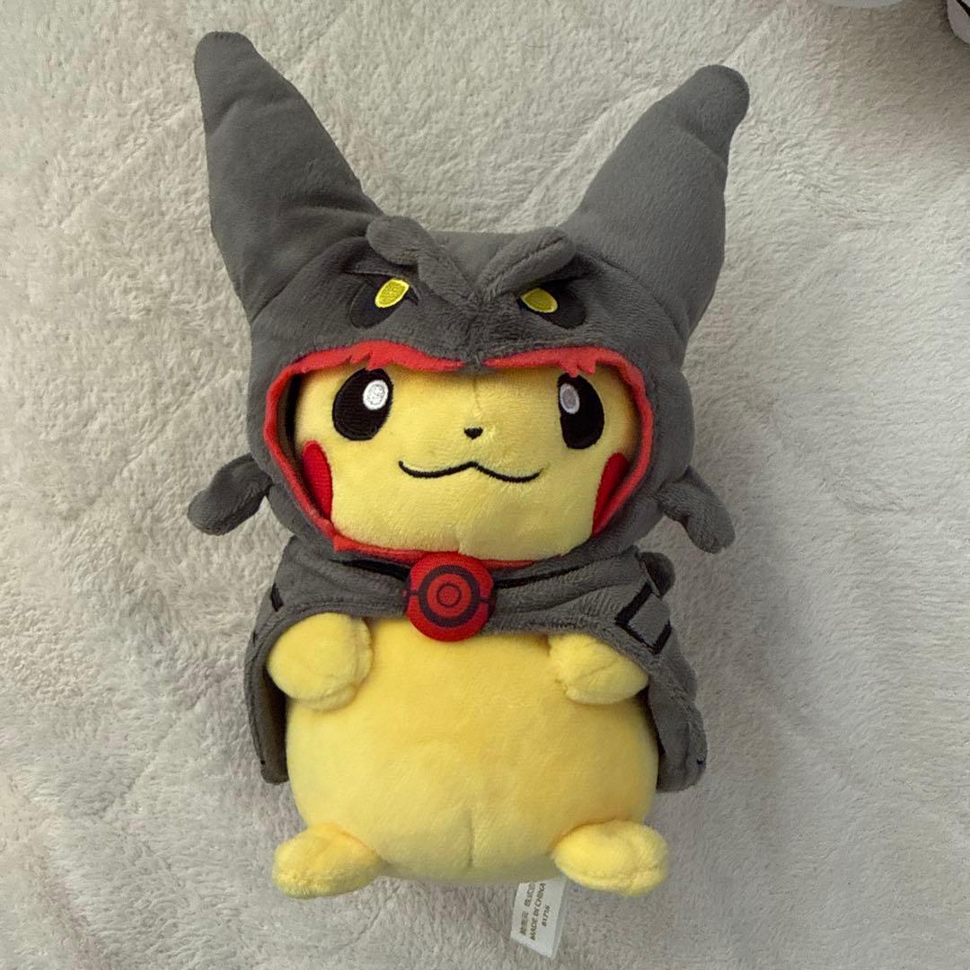 ピカチュウ ぬいぐるみ 黒いレックウザ