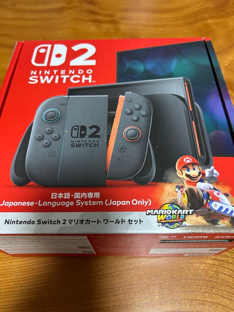 Nintendo Switch 2 日本語専用 マリオカートワールドセット　新品