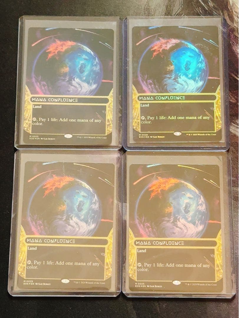 【foil】マナの合流点　英語　4枚セット