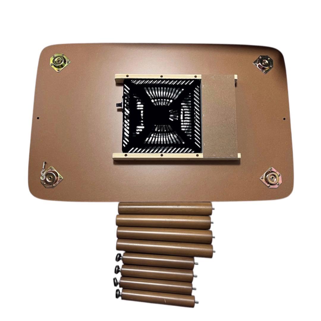 ニトリ 高さが変えられる2wayこたつテーブル ミドルブラウン 幅105cm