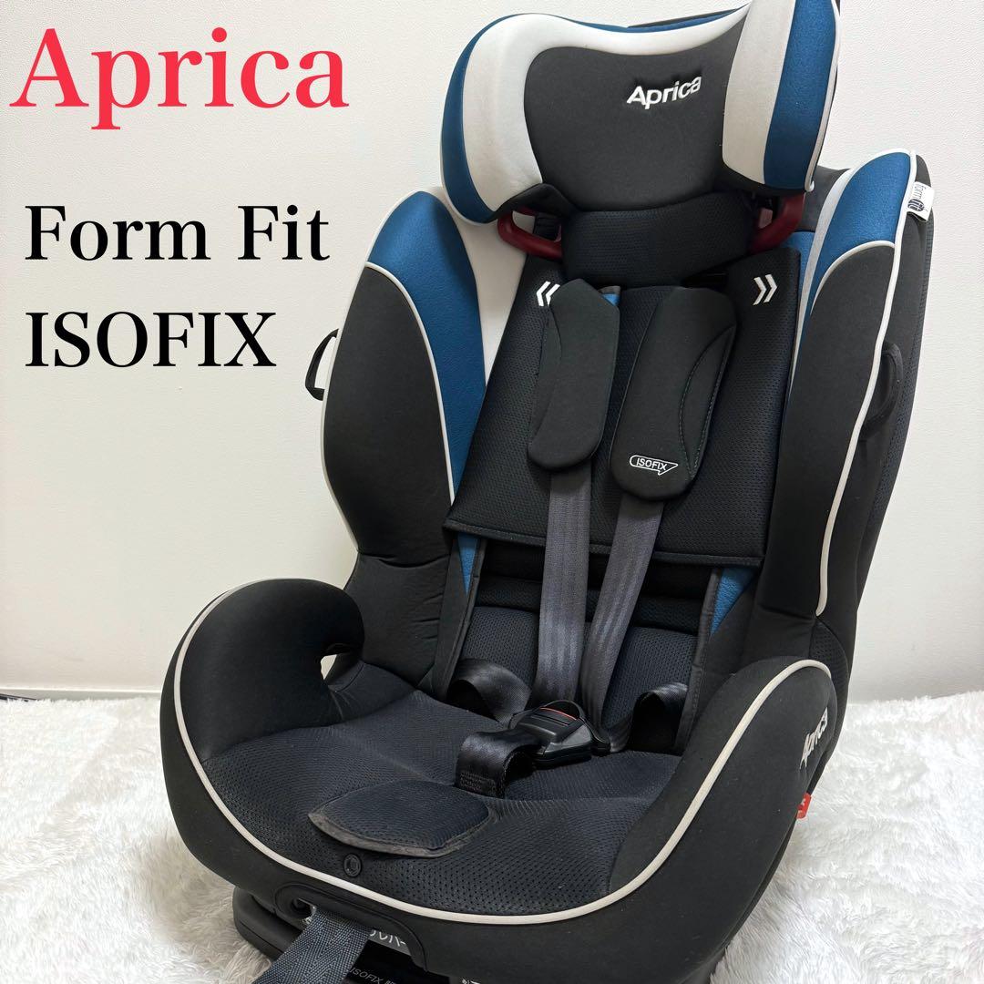 美品✨ Aprica アップリカ Form fit チャイルドシート ブルー