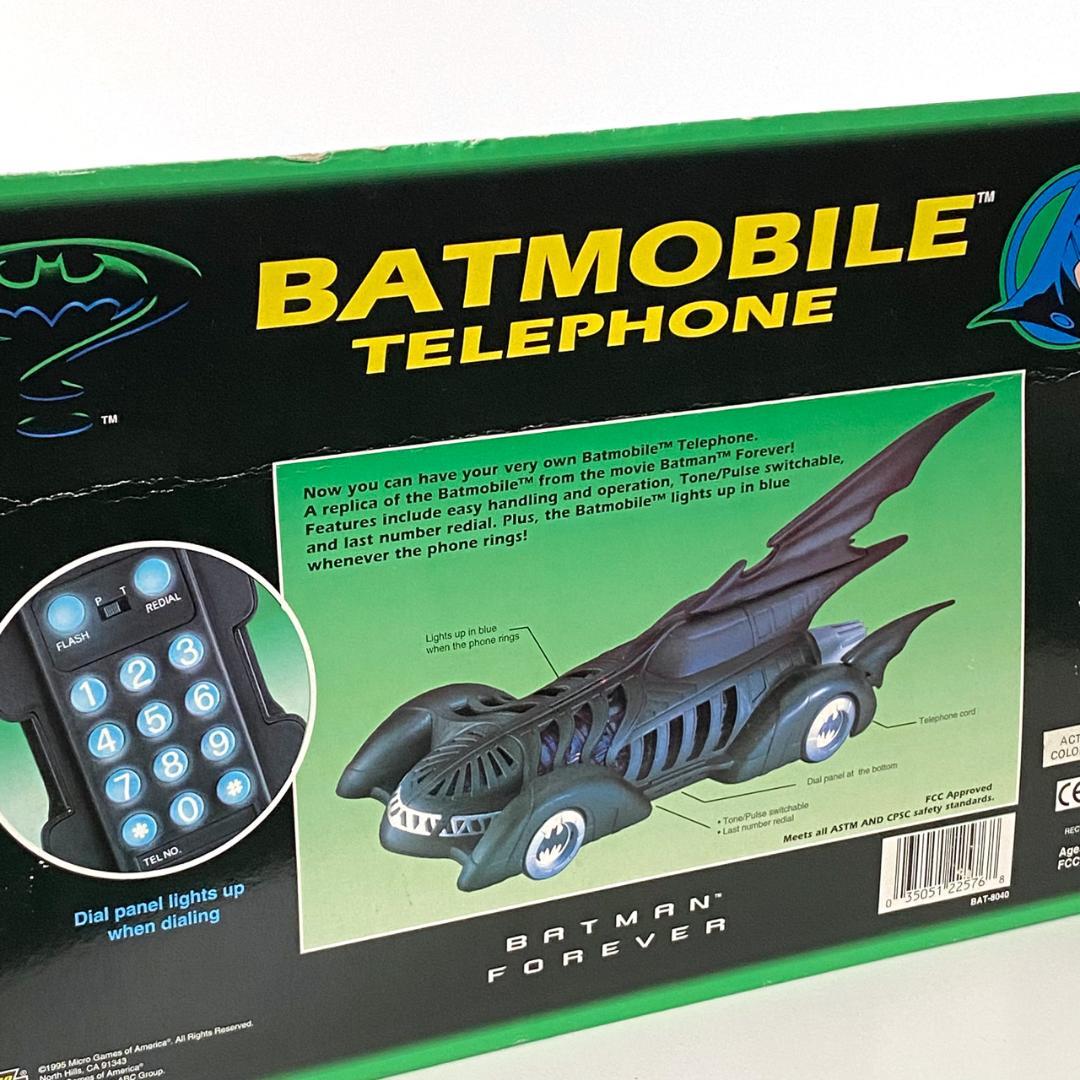 バットモービル テレフォンとミニカーのセット　batman batmobile