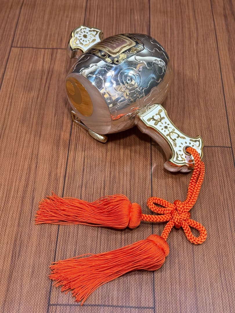 銀製刻印　小槌　銀のみの重さ255g