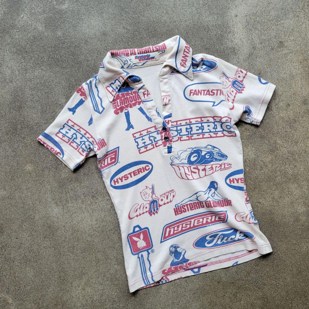 90s 初期タグ HYSTERIC GLAMOUR ポロシャツ ヒスガール