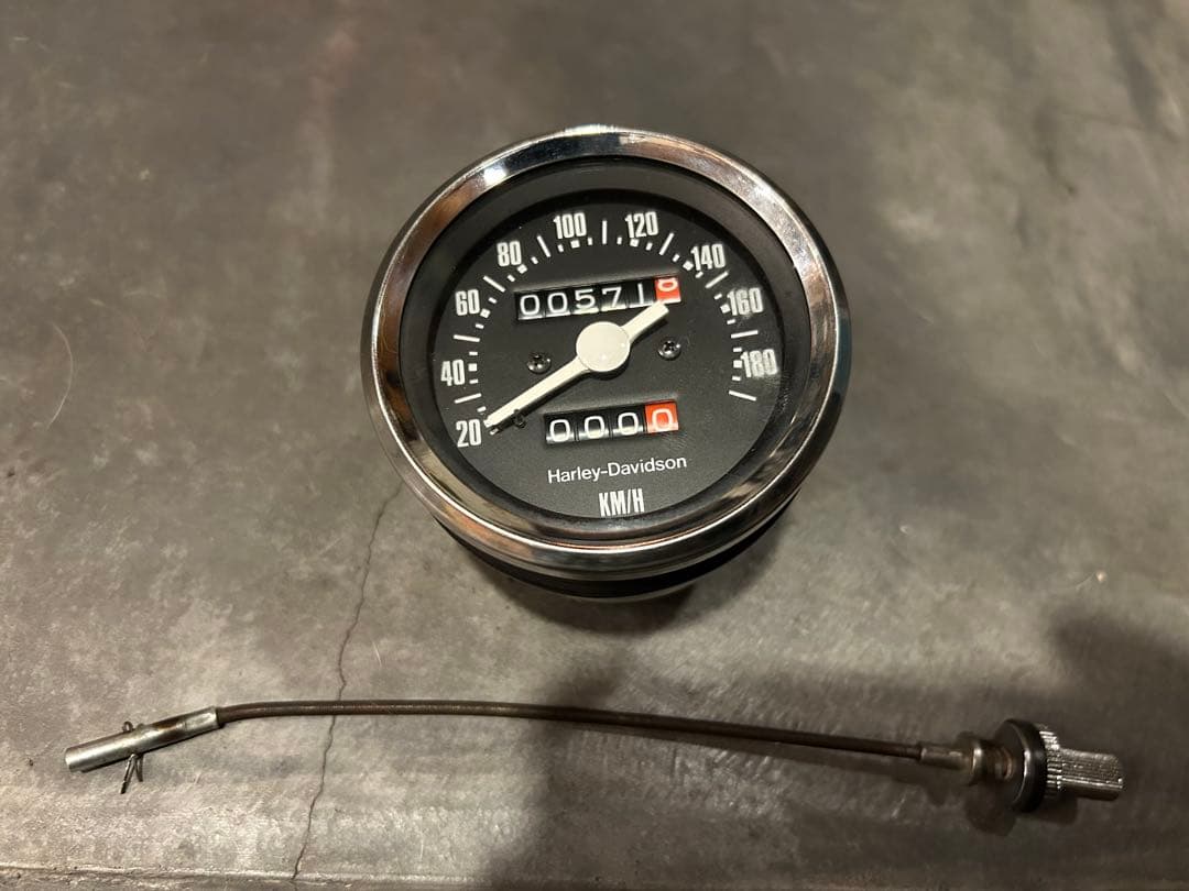 値下げ　Harley-Davidson KM/Hメーター ショベルヘッド