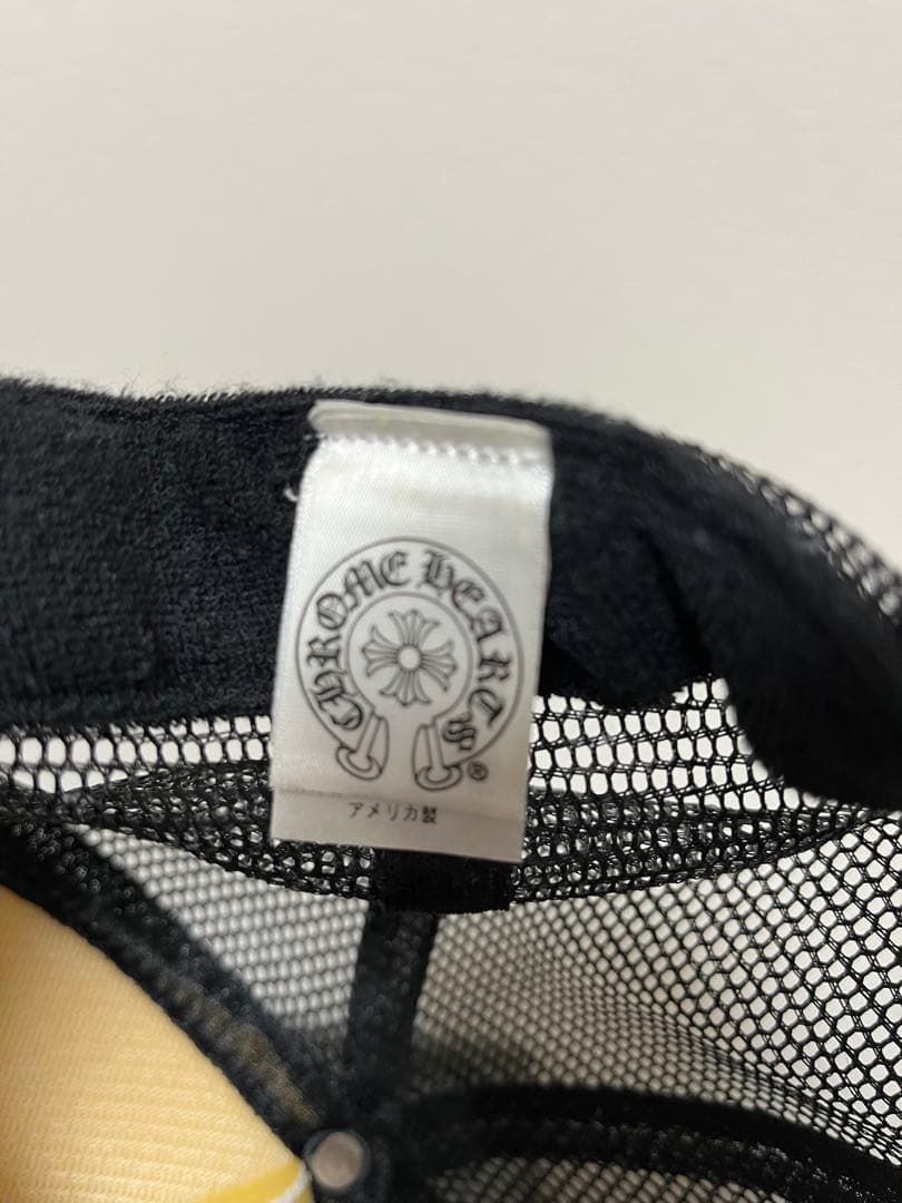 CHROME HEARTS トラッカーキャップ ホワイト/ブラック