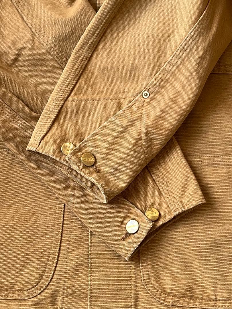 70s〜80s Carhartt ミシガンチョアコート 裏地なし ダック地 44