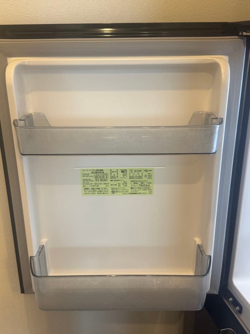 美品 シャープ 冷蔵庫 SJ-GD15H プラズマクラスター両開き