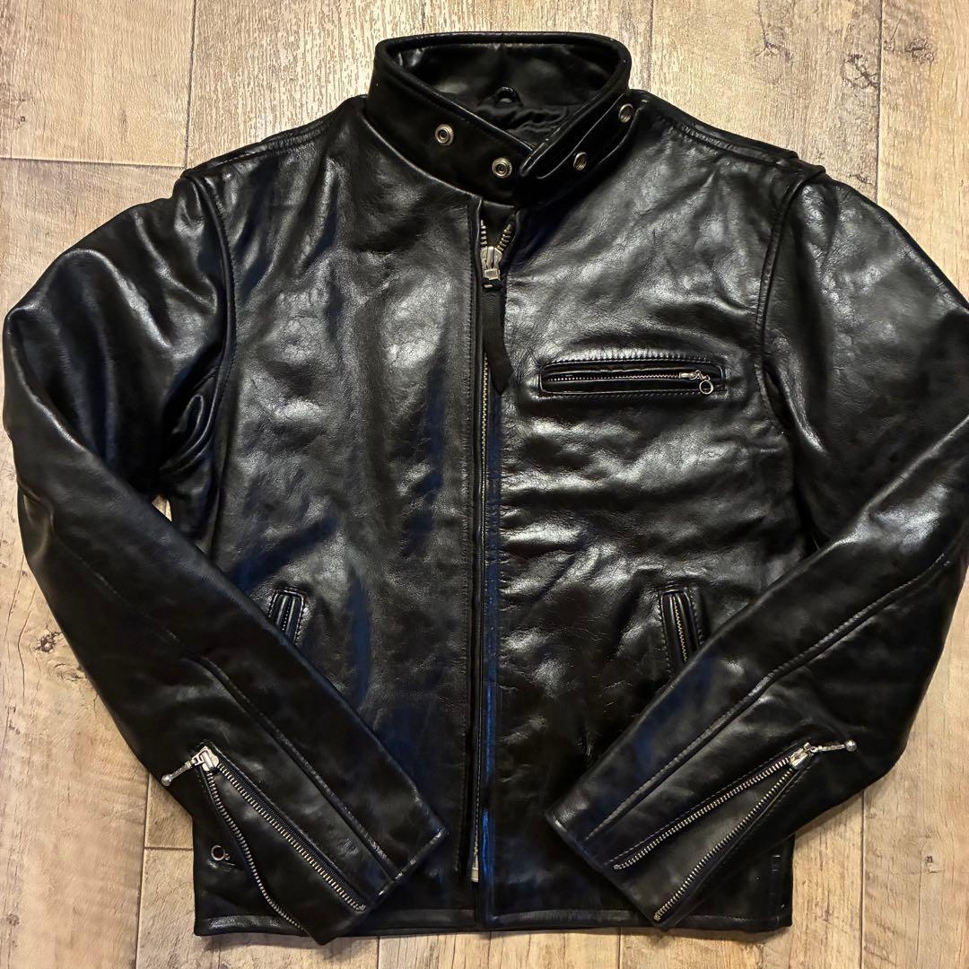 【美品】38inch インディアン モーターサイクル シングル ライダース