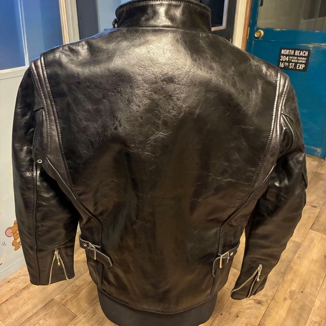 【美品】38inch インディアン モーターサイクル シングル ライダース