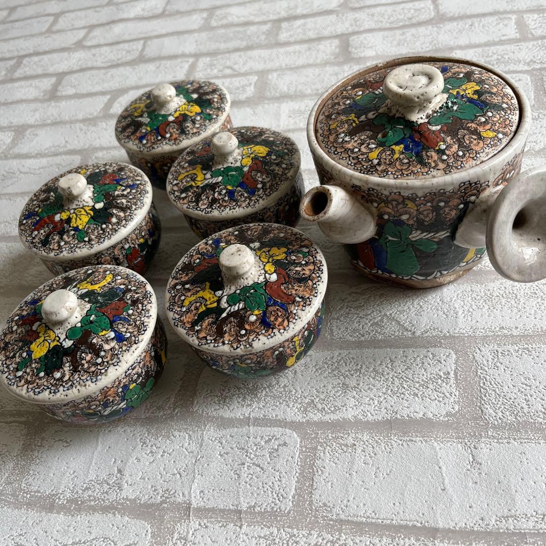 犬山焼　百老　茶器セット