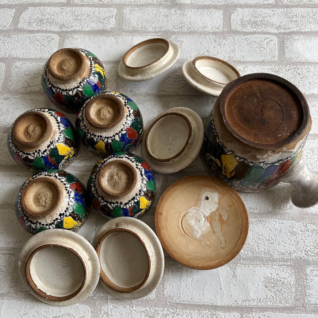 犬山焼　百老　茶器セット