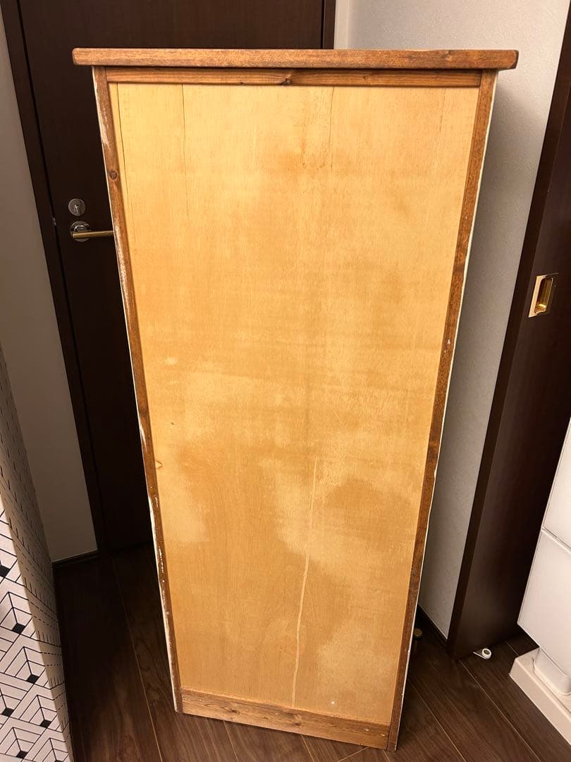 ◆むぎ◆一人暮らしにピッタリ　難あり　スリム　キャビネット　オーダーメイド