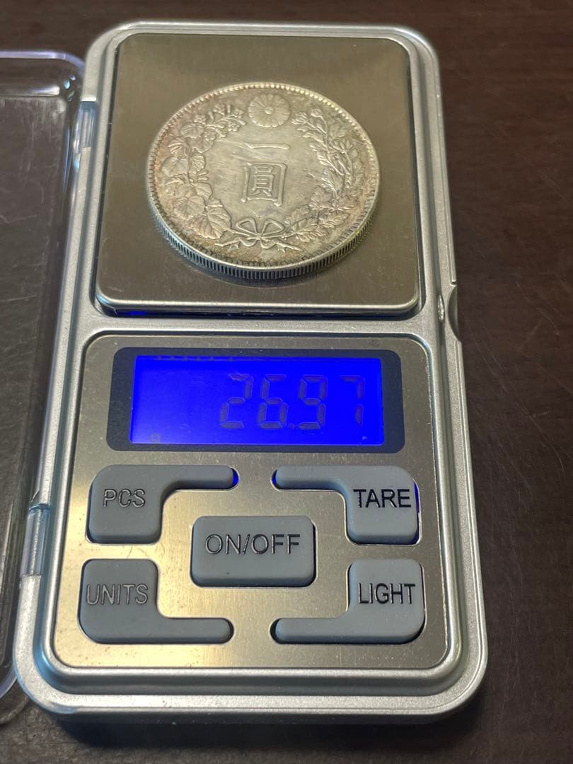 本物保証　新1円銀貨（小型） 一円銀貨・大正3年・円銀・一圓銀貨