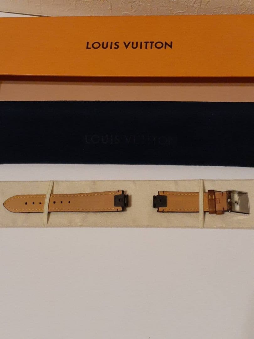 ルイヴィトン タンブール モノグラム キャンバス ストラップ レザーベルト