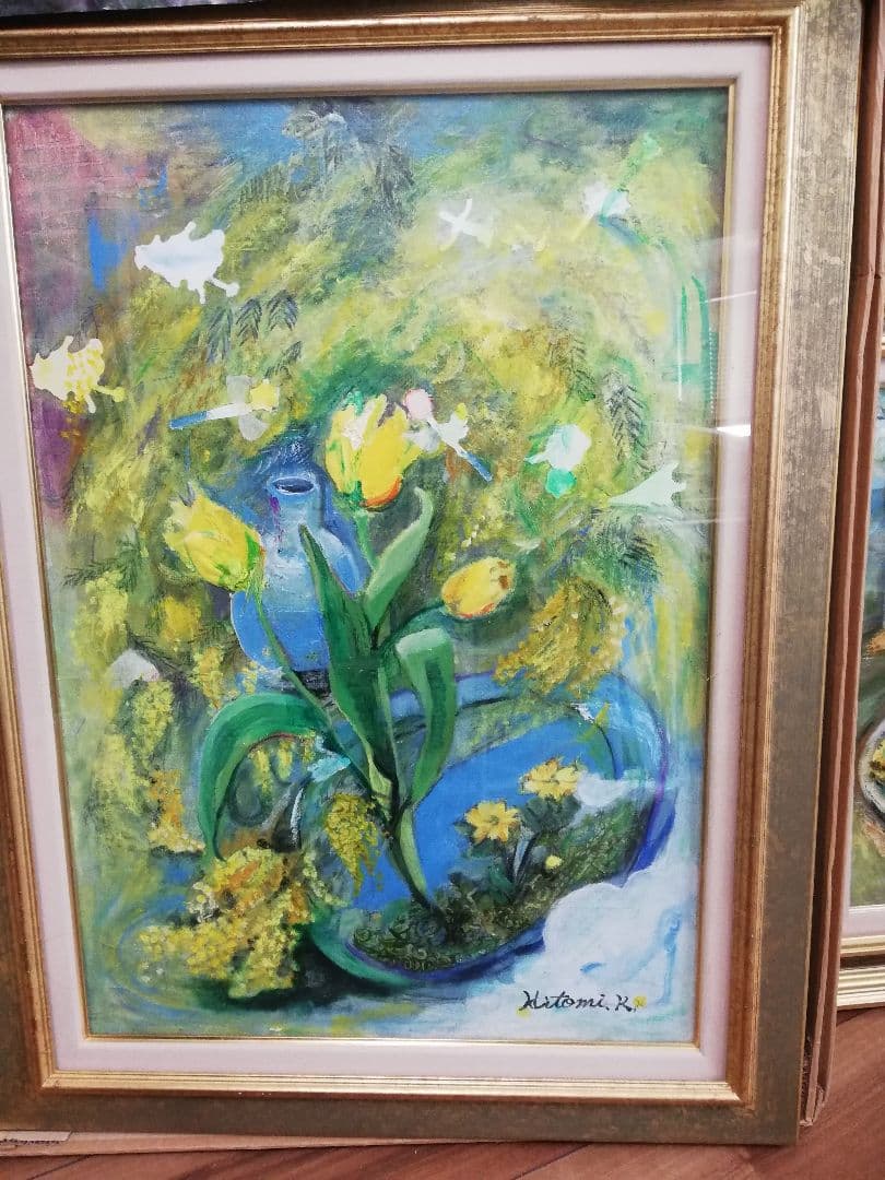 画家ひとみさんの油絵です。