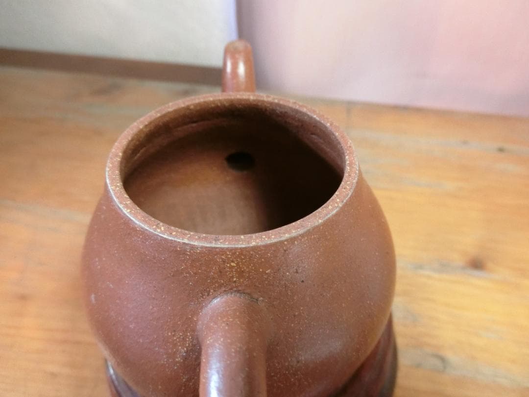 中国宜興紫砂壷　梨皮名壺　古い急須　　本物保証