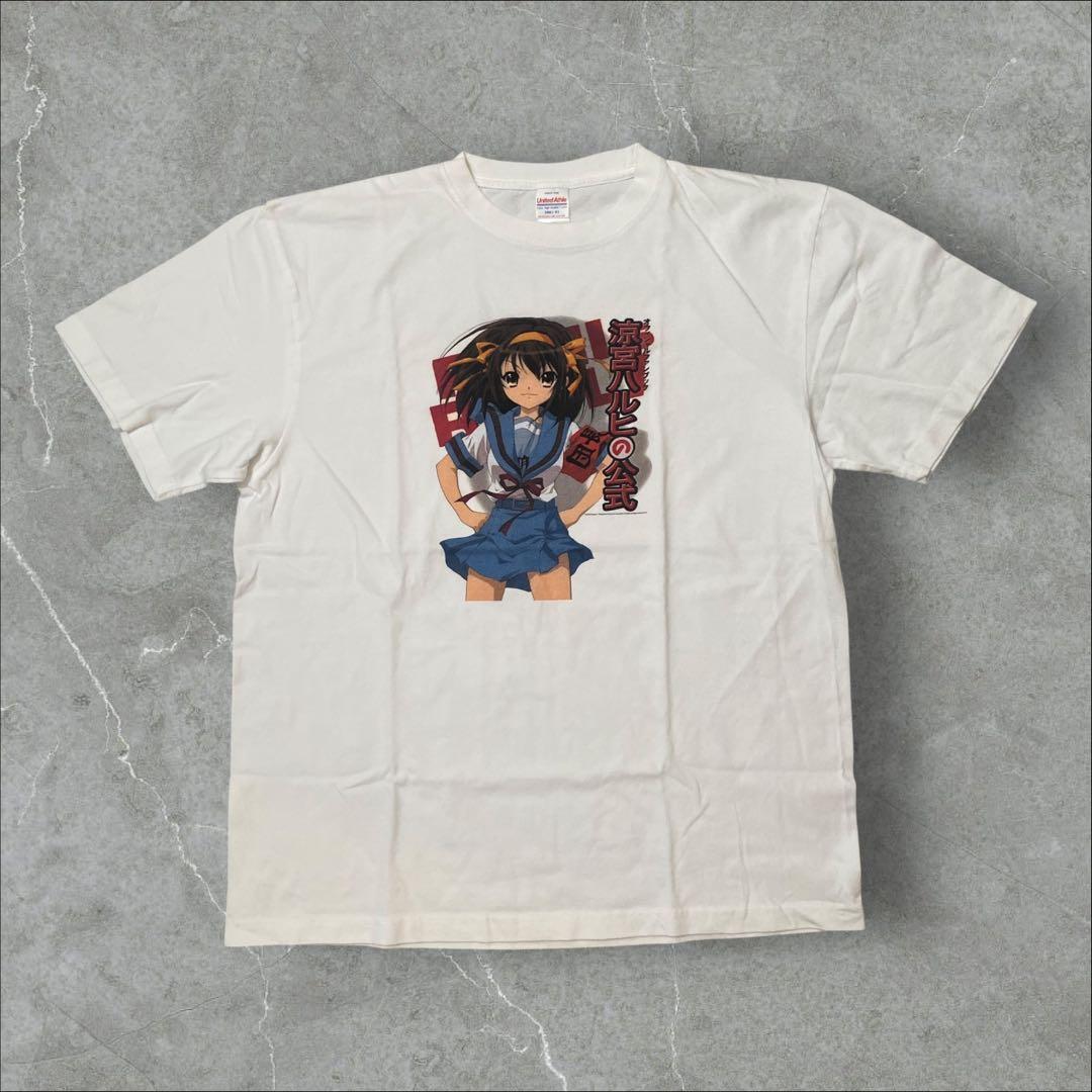 前*読様 涼宮ハルヒの公式アニメグラフィックTシャツ涼宮ハルヒの憂鬱