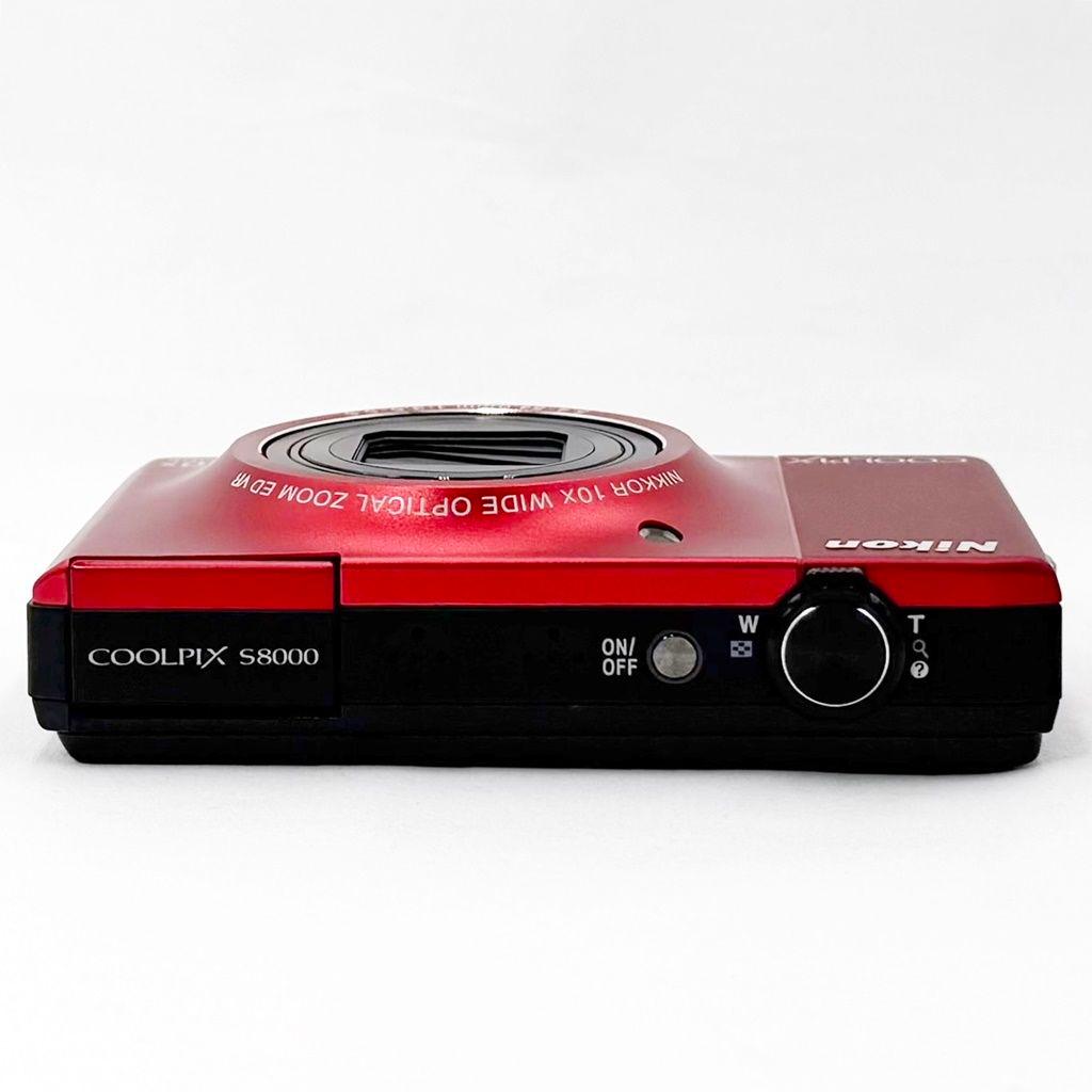 ニコン COOLPIX S8000 フレッシュレッド コンデジ カメラ 中古