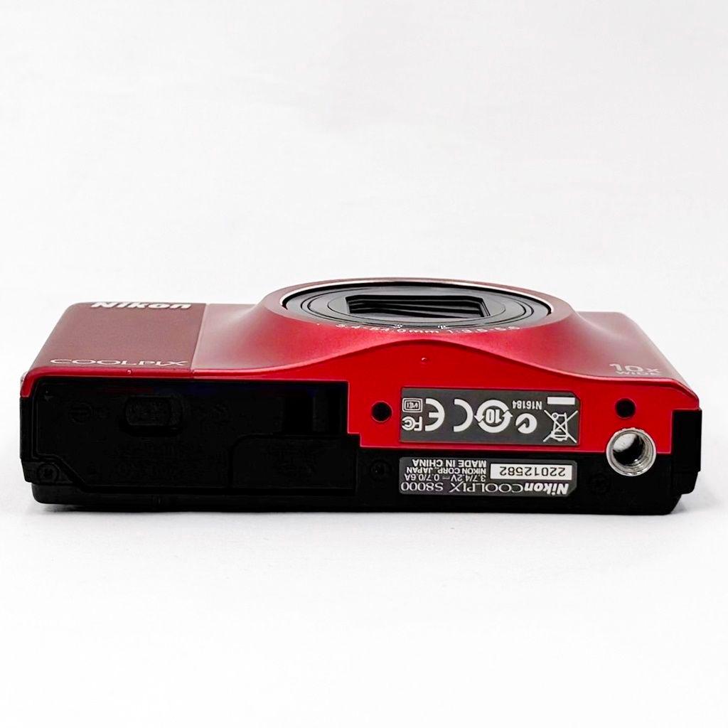 ニコン COOLPIX S8000 フレッシュレッド コンデジ カメラ 中古