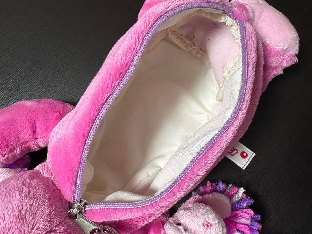 ニキ NICI ピンクゴリラ筆箱ペンケース & キーホルダー　ベアキーホルダー