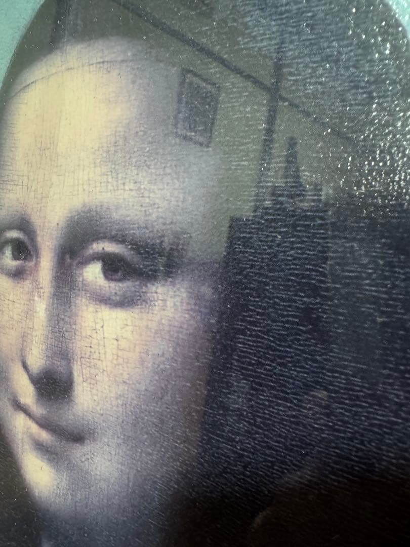 モナリザ 複製絵画 金色フレーム付き