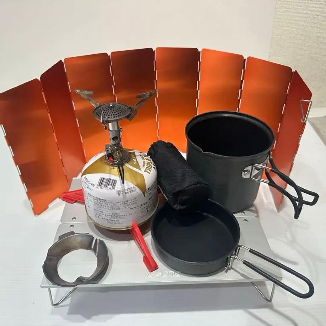 SOTO マイクロレギュレータ バーナーフィールドホッパー ウィンドスクリーン