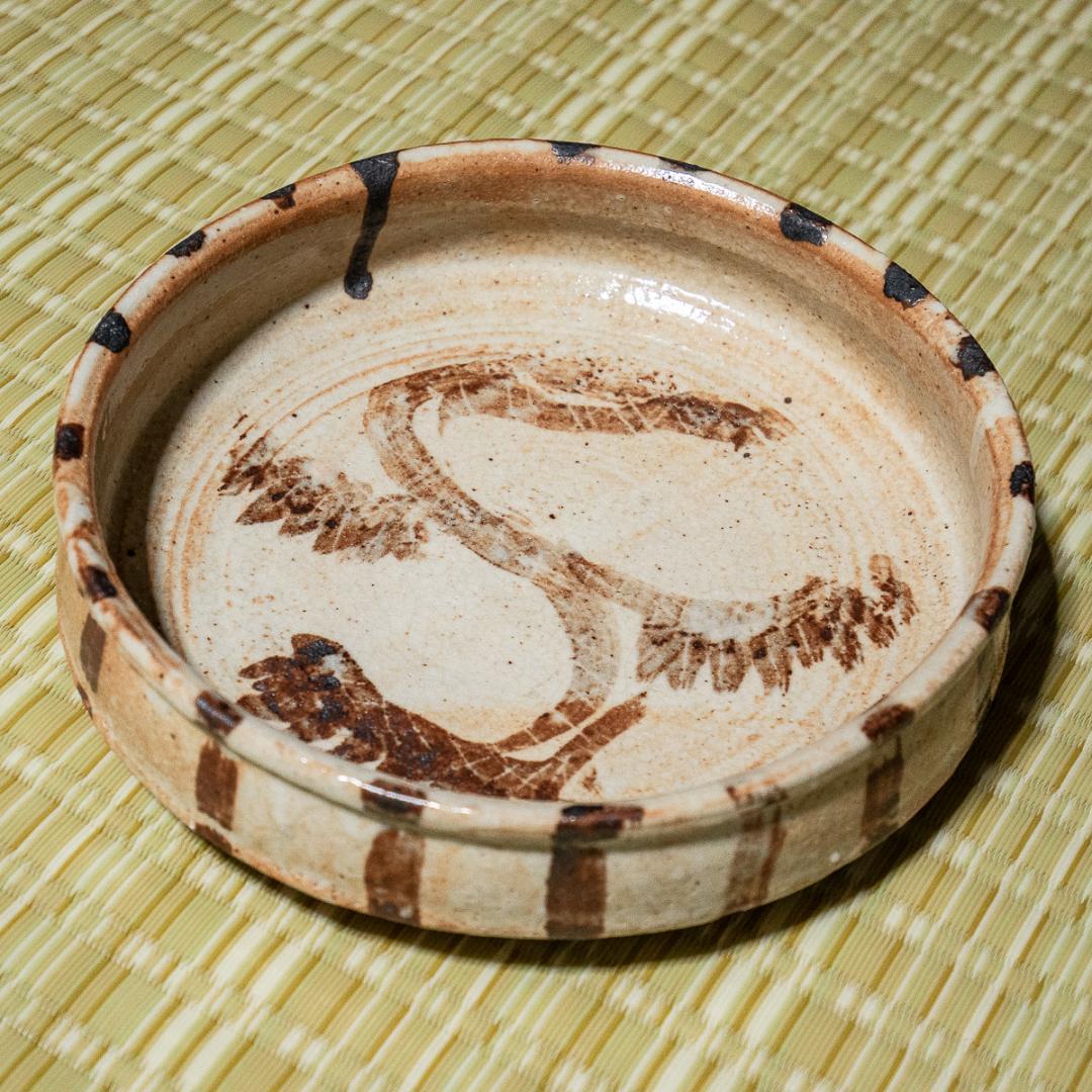 加藤重高　志野　鉢　共箱