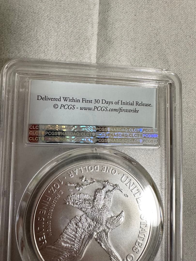 イーグル銀貨-type2 2021 PCGS MS70 Silver Eagle