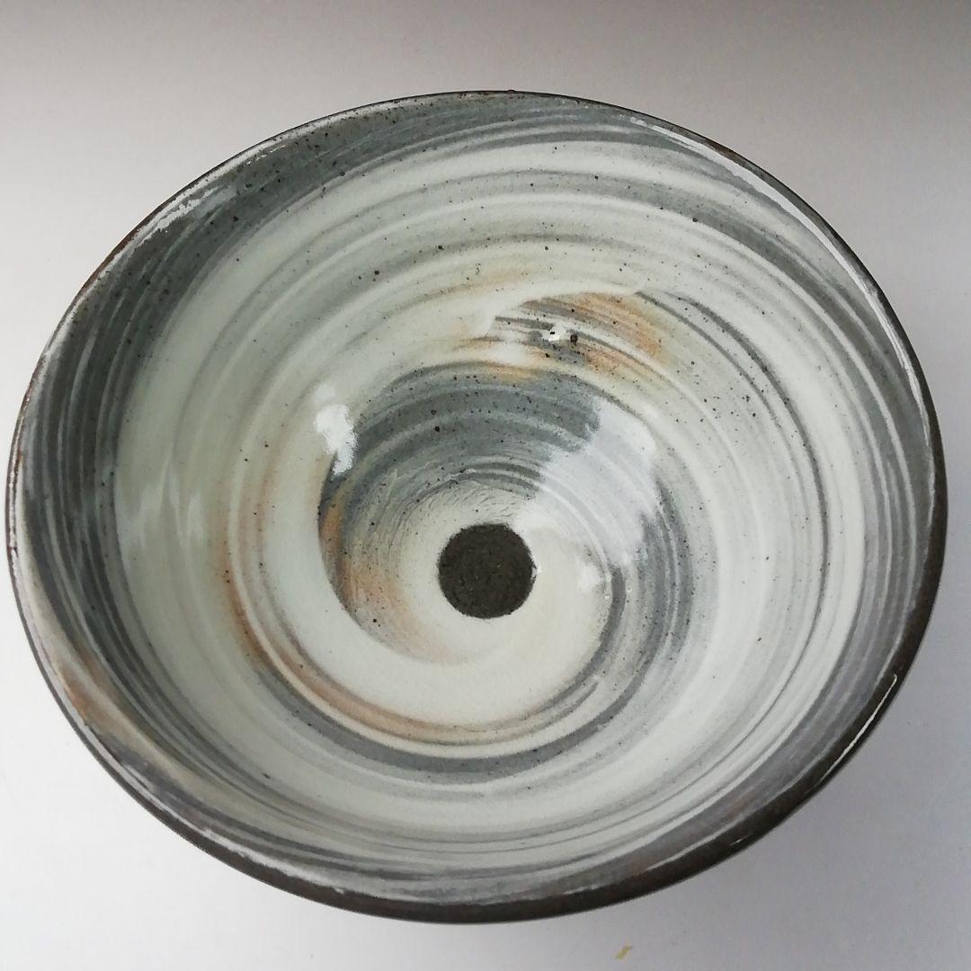 Ｔ２５３　茶碗　『唐津刷毛目茶碗』『中里隆』　共箱　抹茶碗　茶道具