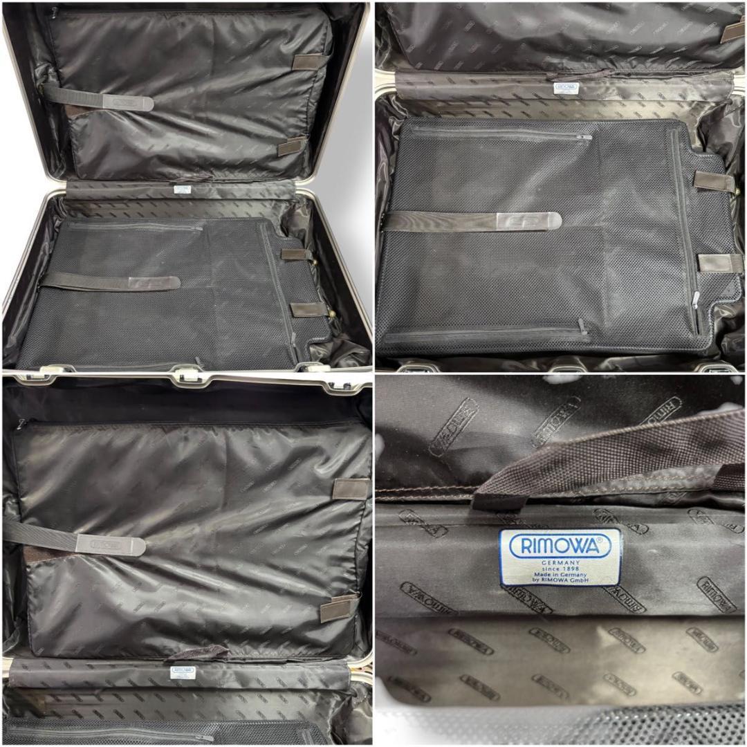 良品 リモワ トパーズ チタニウム 85L 4輪 キャリーケース 大容量