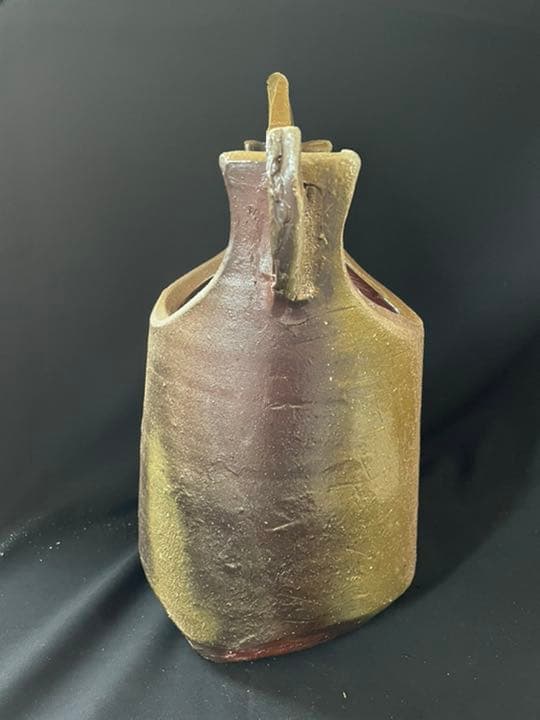 【新品・未使用】備前焼　桶・花入