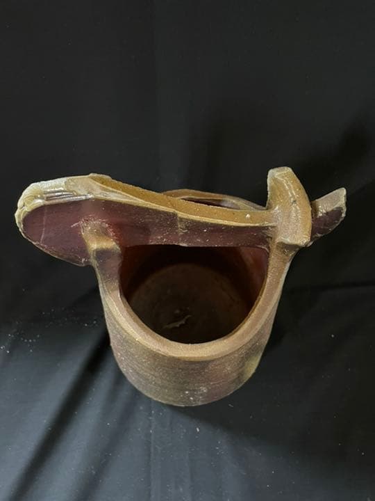 【新品・未使用】備前焼　桶・花入