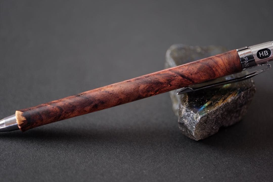 PG5 木軸カスタム0048　樹種:ホンジュラスローズ瘤　高村杢工房