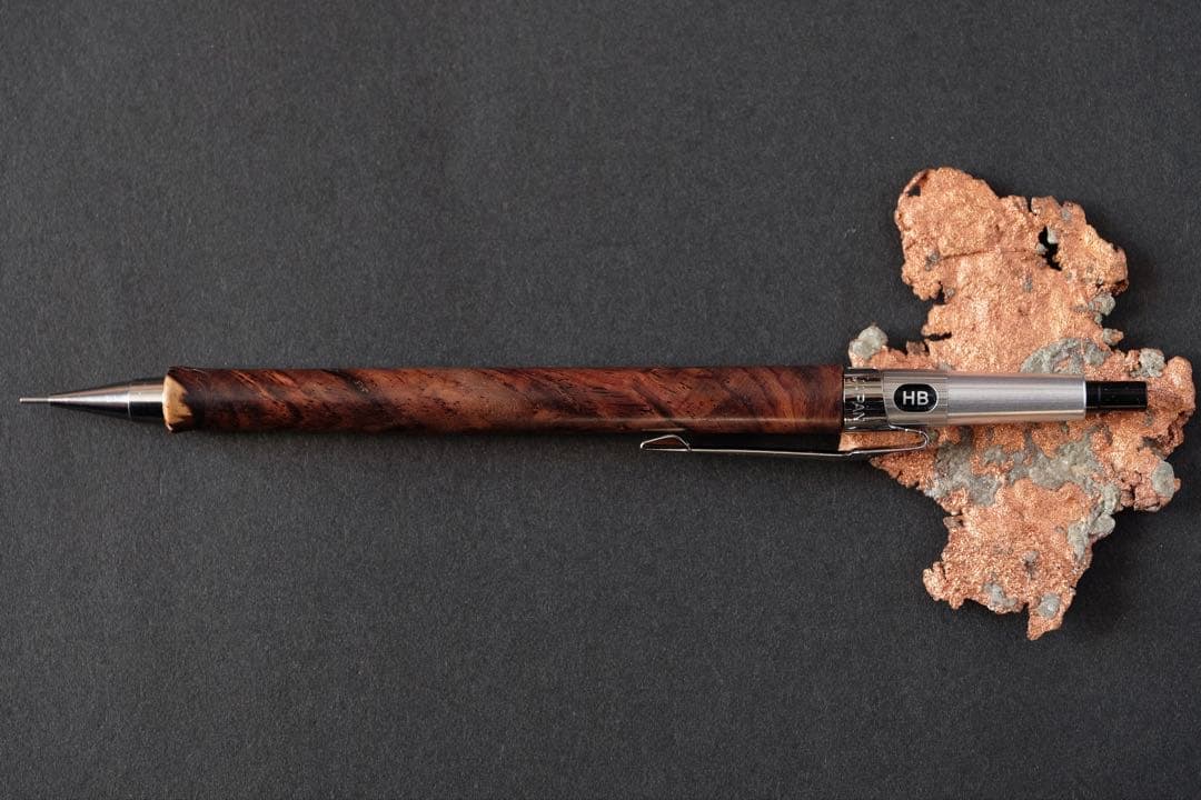 PG5 木軸カスタム0048　樹種:ホンジュラスローズ瘤　高村杢工房