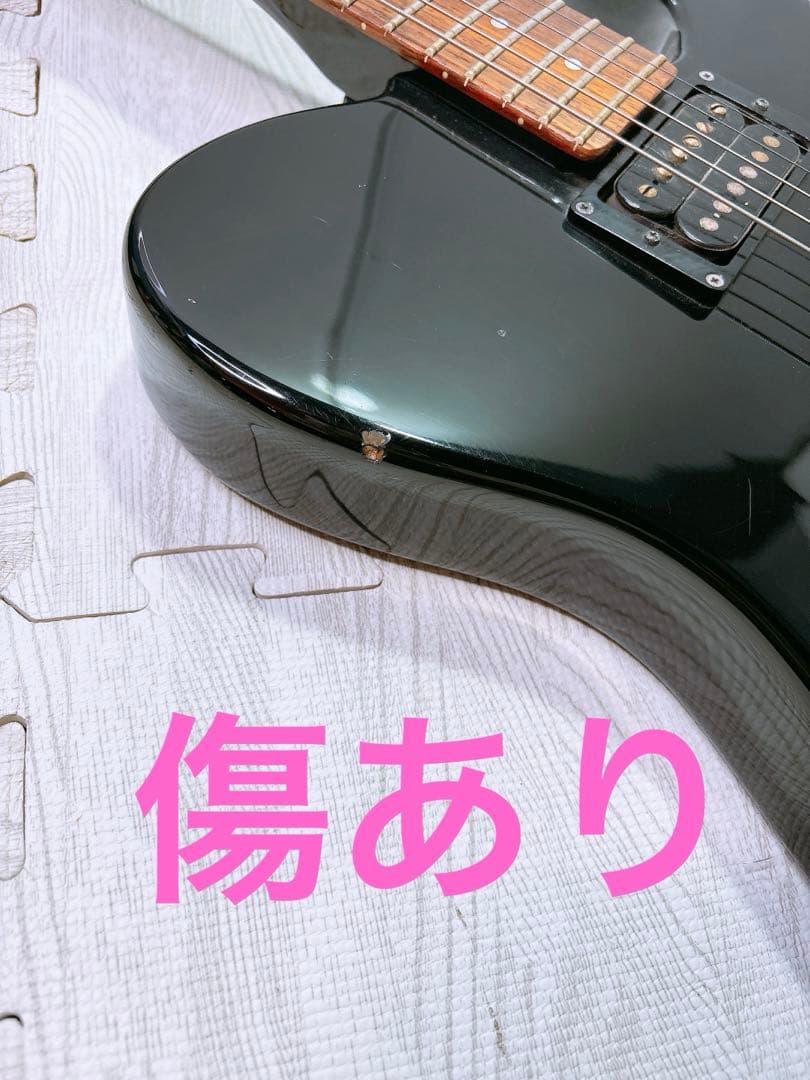 Fender テレキャスター ブラック 動作しますがジャンク品扱い