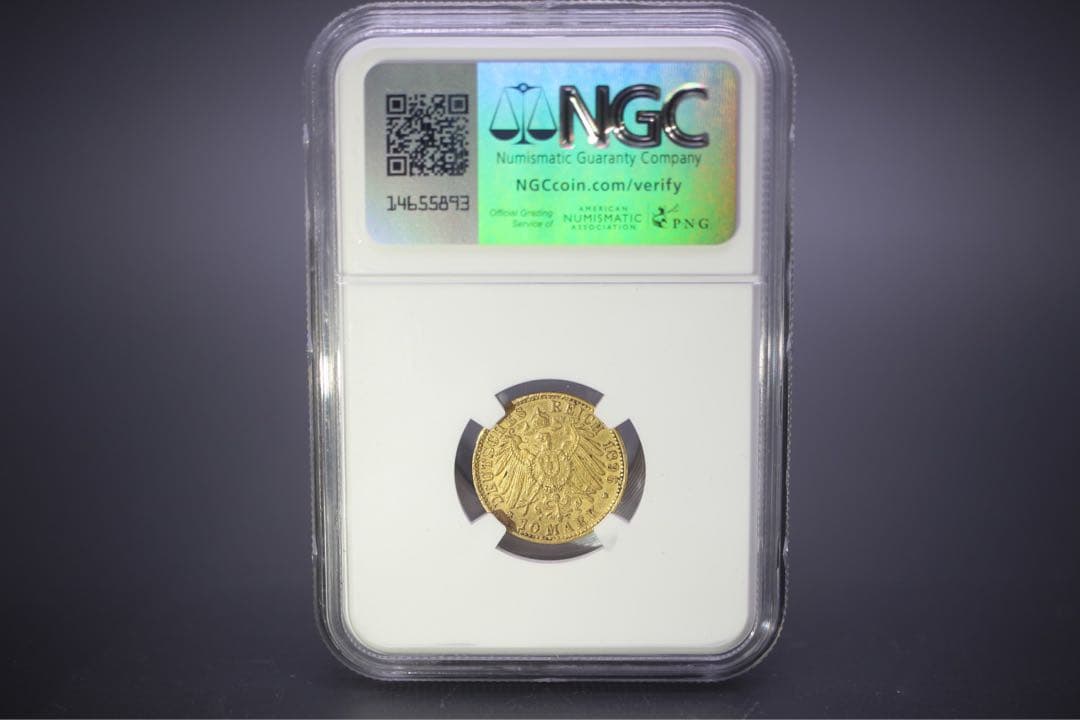 金貨 ドイツ帝国時代 1896年 ゴールド  鑑定品 アンティーク